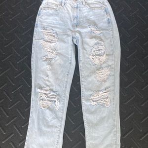Pacsun ripped mom jeans size 23